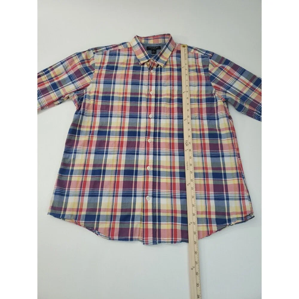 Banana Republic Men's‎ Soft Wash Slim Fit Long Sleeve Button Up Dress Shirt, XL